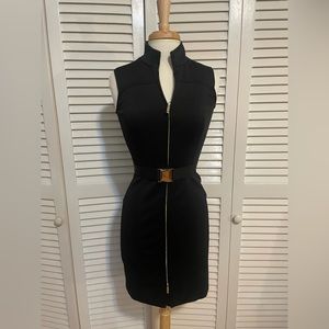Neoprene little black professional mini dress by Tommy Hilfiger